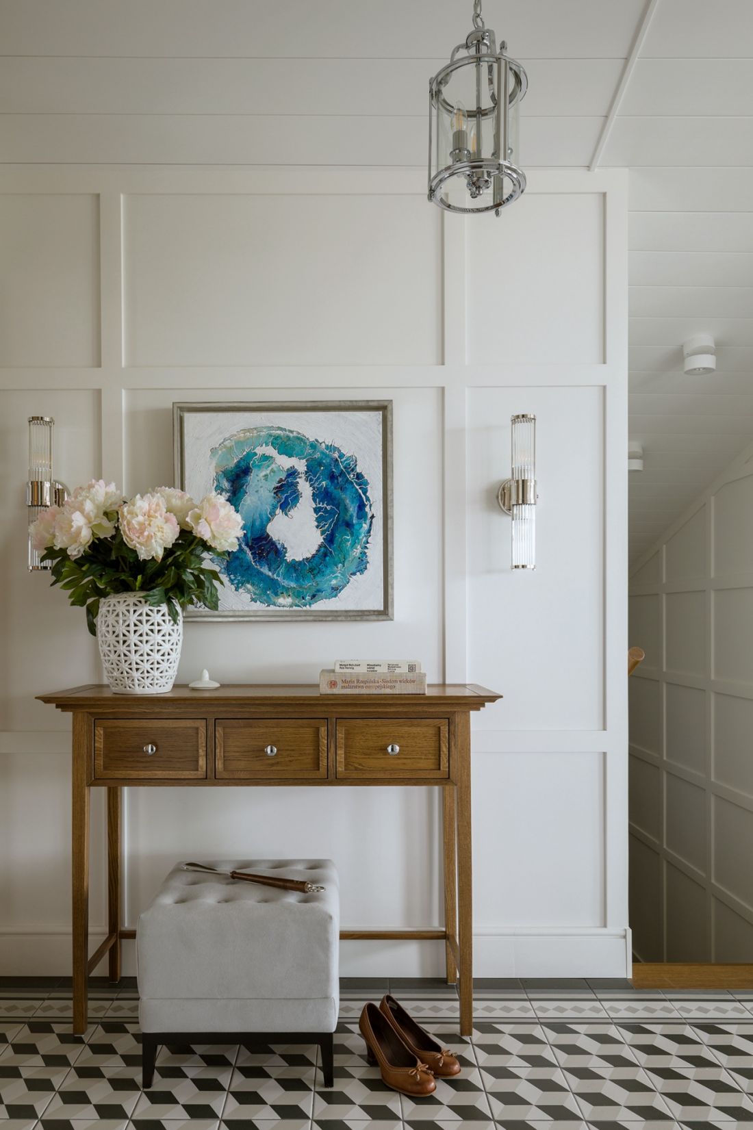 Salwator Penthouse w Krakowie jest utrzymany w stylu Hampton 