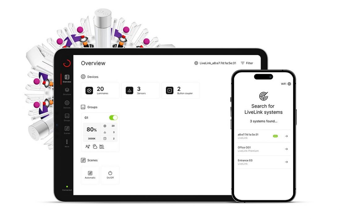 System zarządzania oświetleniem LiveLink od TRILUX