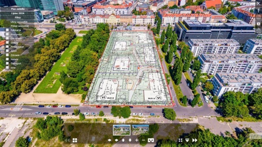 zespół zabudowy przy ul. Królowej Jadwigi 51 w Poznaniu, grafika ze strony inwestora
