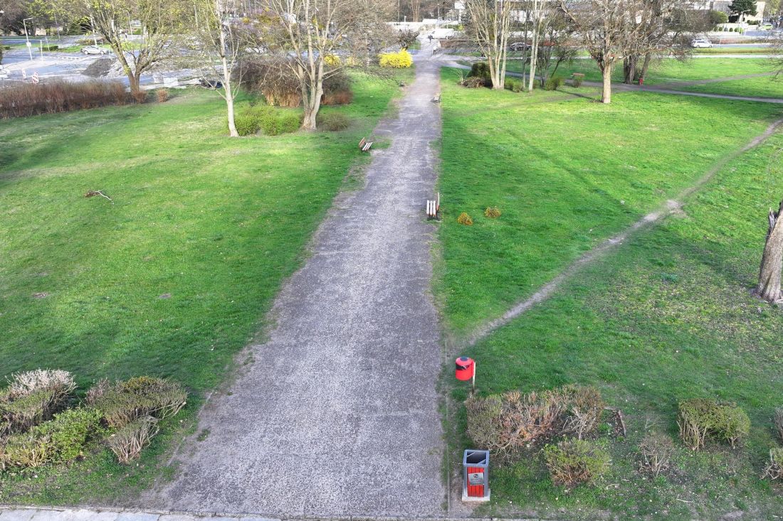 Plac Zwycięstwa w Pile obecnie