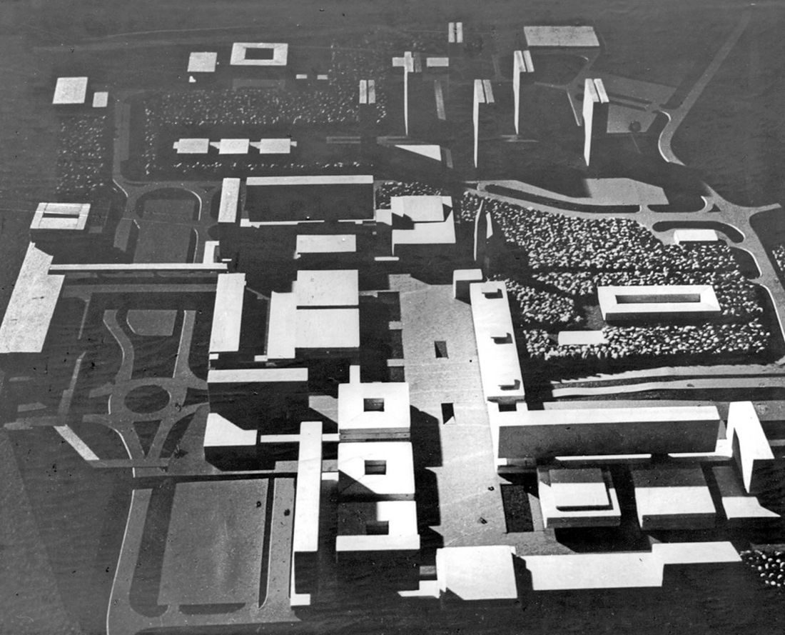 Centrum miasta Kędzierzyn-Koźle, I nagroda i II nagroda w konkursie, 1969