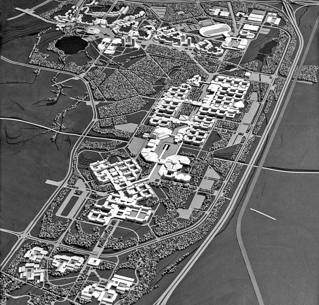 Kampus Morasko UAM w Poznaniu, I nagroda w konkursie, 1974