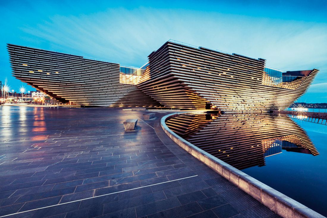 Muzeum Victoria & Albert, Dundee, Szkocja, 2018