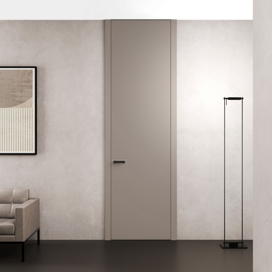 Drzwi ukryte SCRIT REFLO V | 301 Bianco N