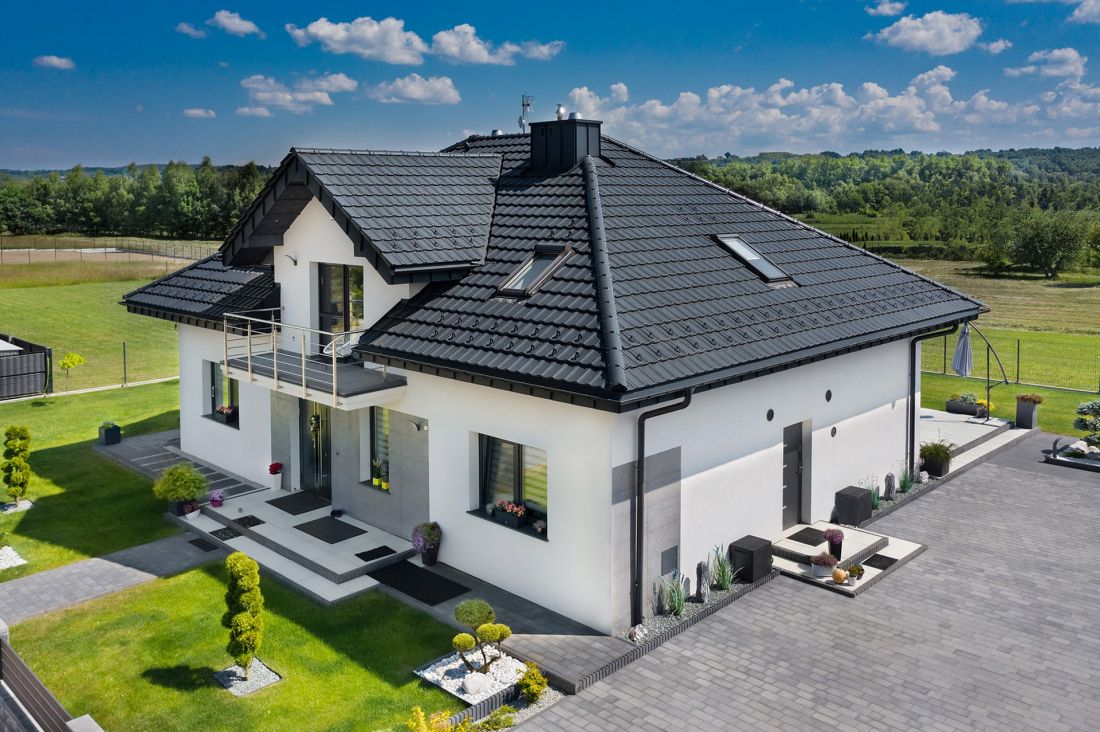 dachówka półpłaska