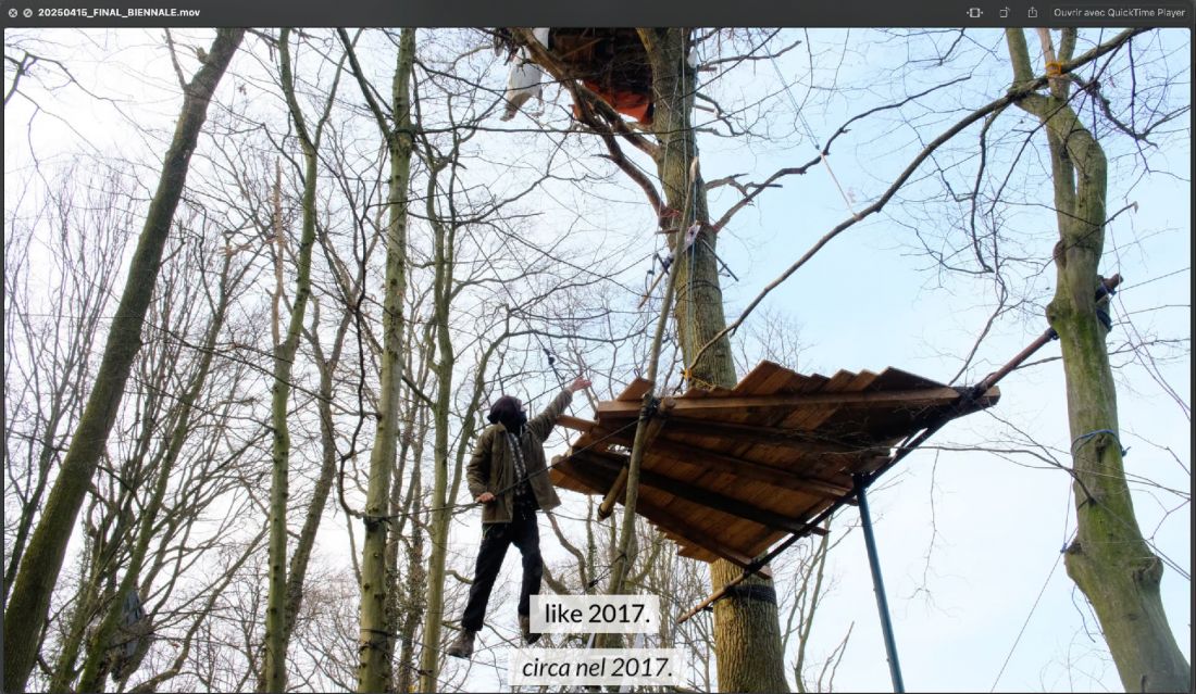 kadr z filmu dokumentalnego „An Atlas of Forest Occupations”