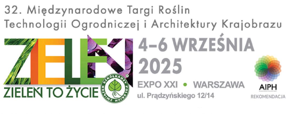 targi Zieleń to Życie, 4-6 września 2025 roku, Warszawa