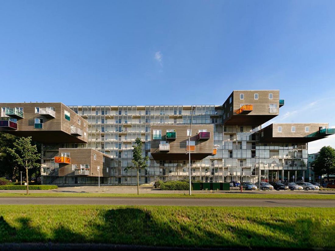 Budynek mieszkaniowy WoZoCo w Amsterdamie