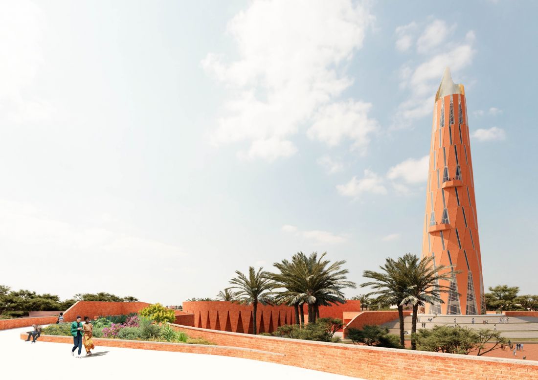 Mauzoleum Thomasa Sankary w Ouagadougou – wizualizacja 