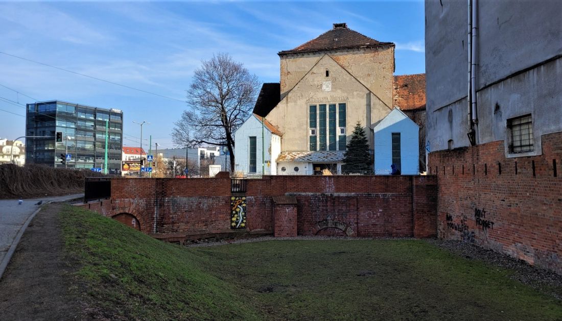 dawna synagoga w Poznaniu przy ul. Wronieckiej i Stawnej, stan z 2023 roku
