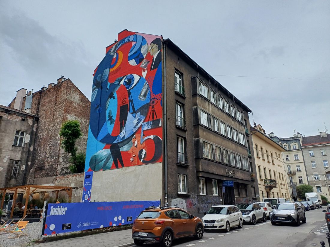 Przy ulicy Asnyka w Krakowie pojawił się nowy mural