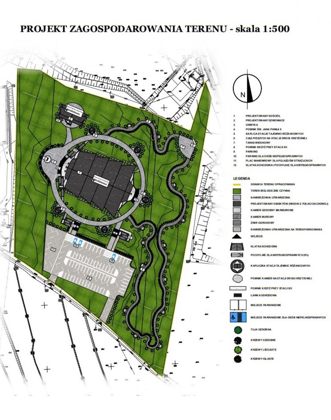 projekt zagospodarowania terenu