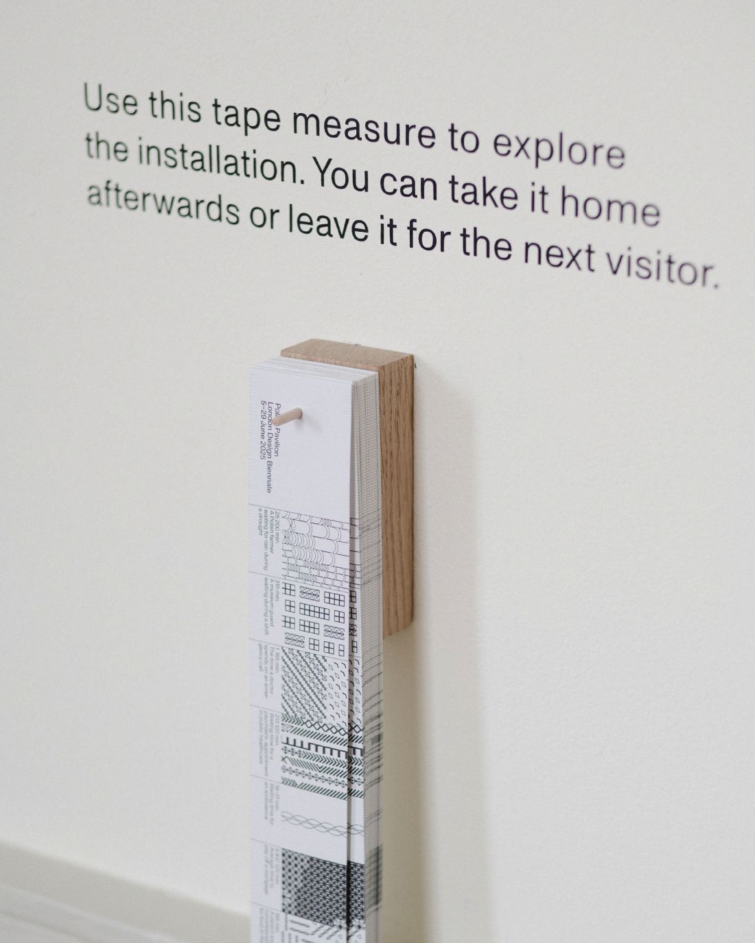 wystawa „Zapis czekania” na London Design Biennale 2025