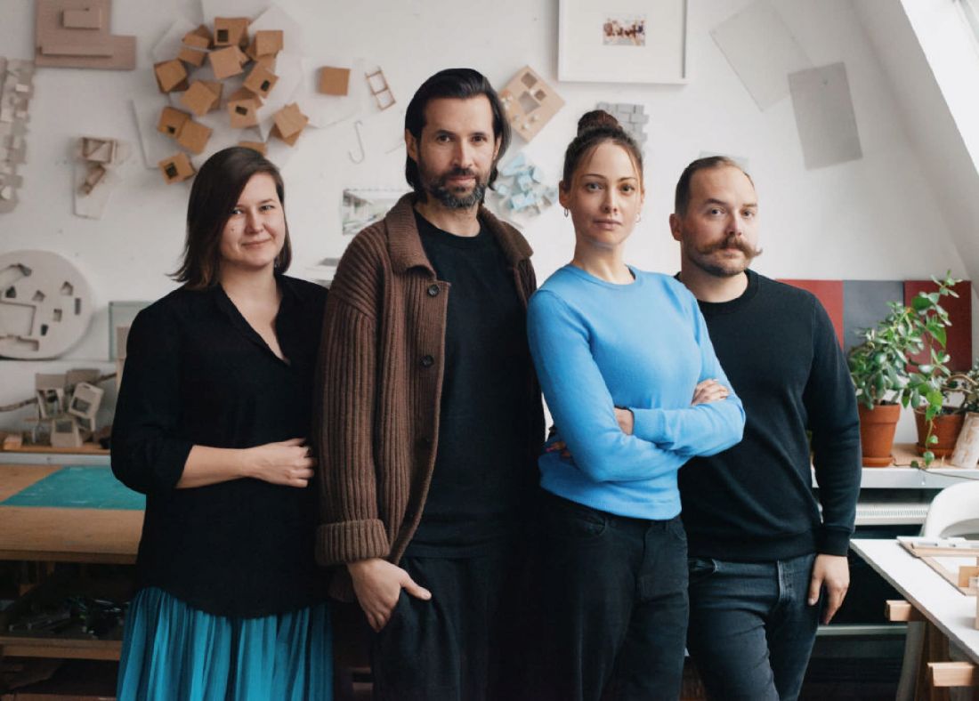 twórcy wystawy w Polskim Pawilonie: Aleksandra Kędziorek, Maciej Suida, Katarzyna Przezwańska, Krzysztof Maniak