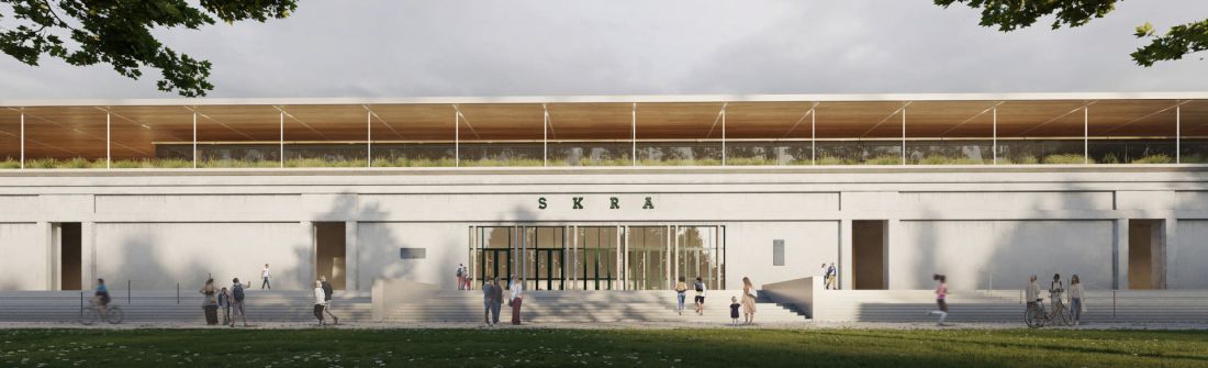 Zwycięska koncepcja na projekt Stadionu przy ulicy Wawelskiej 5 w Warszawie