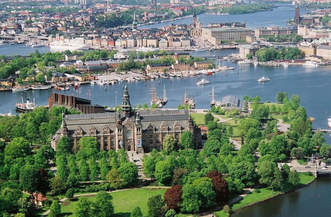 Wyspa Djurgården w Sztokholmie