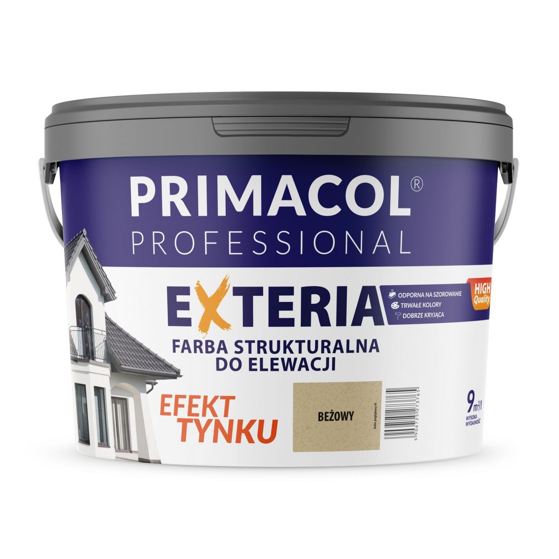 Farba strukturalna do elewacji