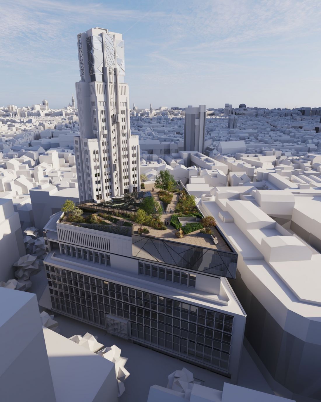 Wieżowiec Boerentoren w Antwerpii