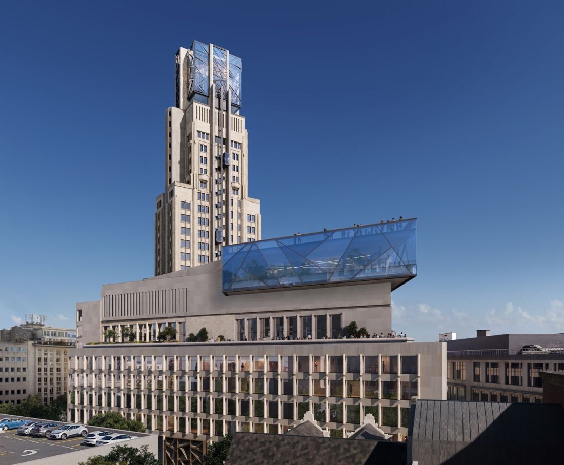 Wieżowiec Boerentoren w Antwerpii