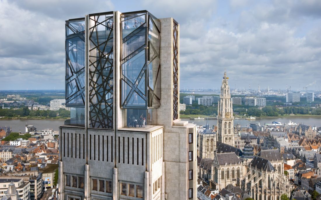 Wieżowiec Boerentoren w Antwerpii