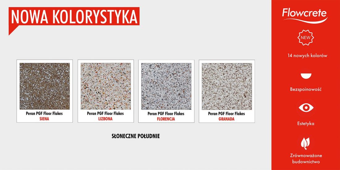 Peran PGF Floor Flakes - nowe kolory