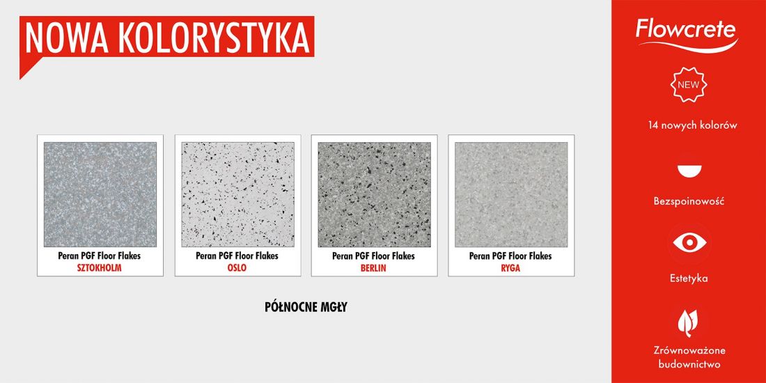 Peran PFG Floor Flakes - nowe kolory
