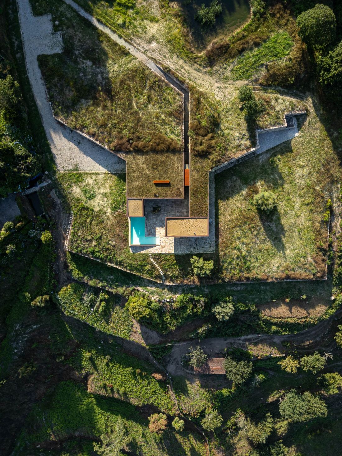 Casa da Levada nad rzeką w Portugalii