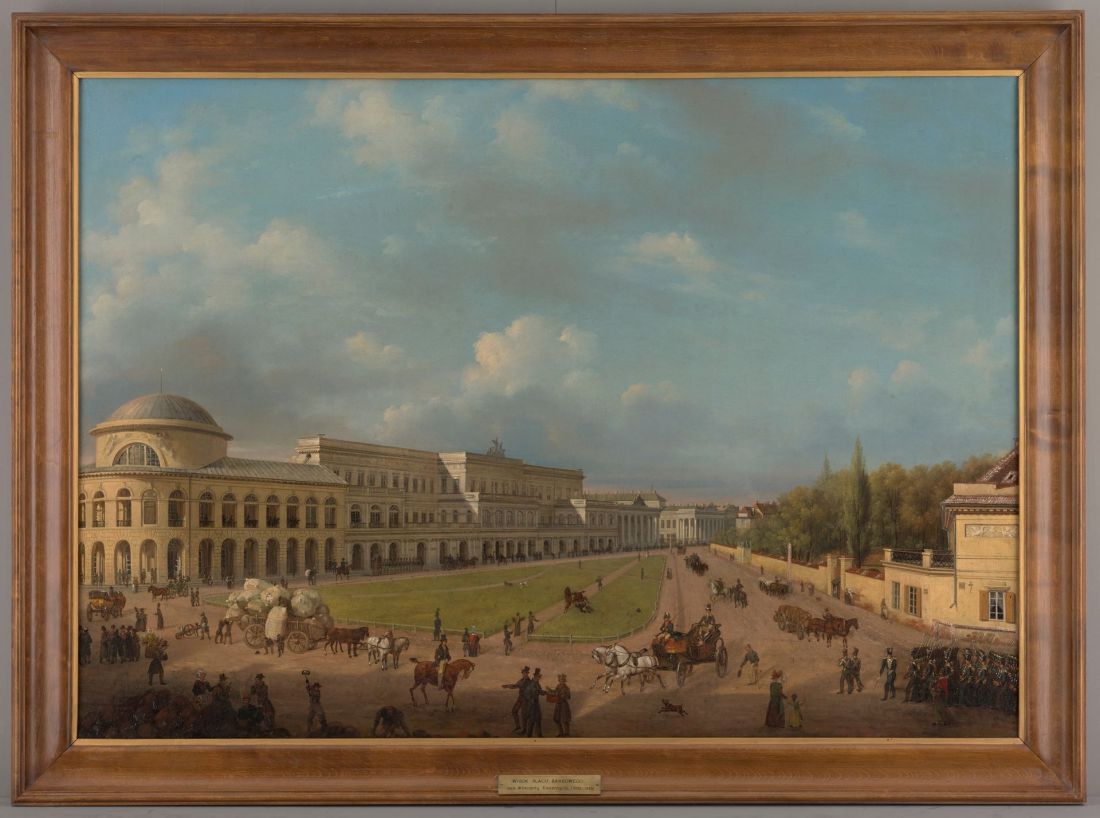 Plac Bankowy w 1833