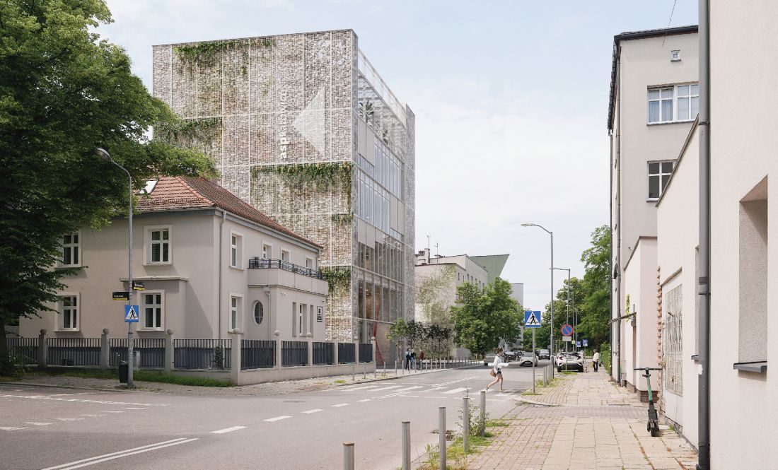 widok od strony ulicy Raciborskiej