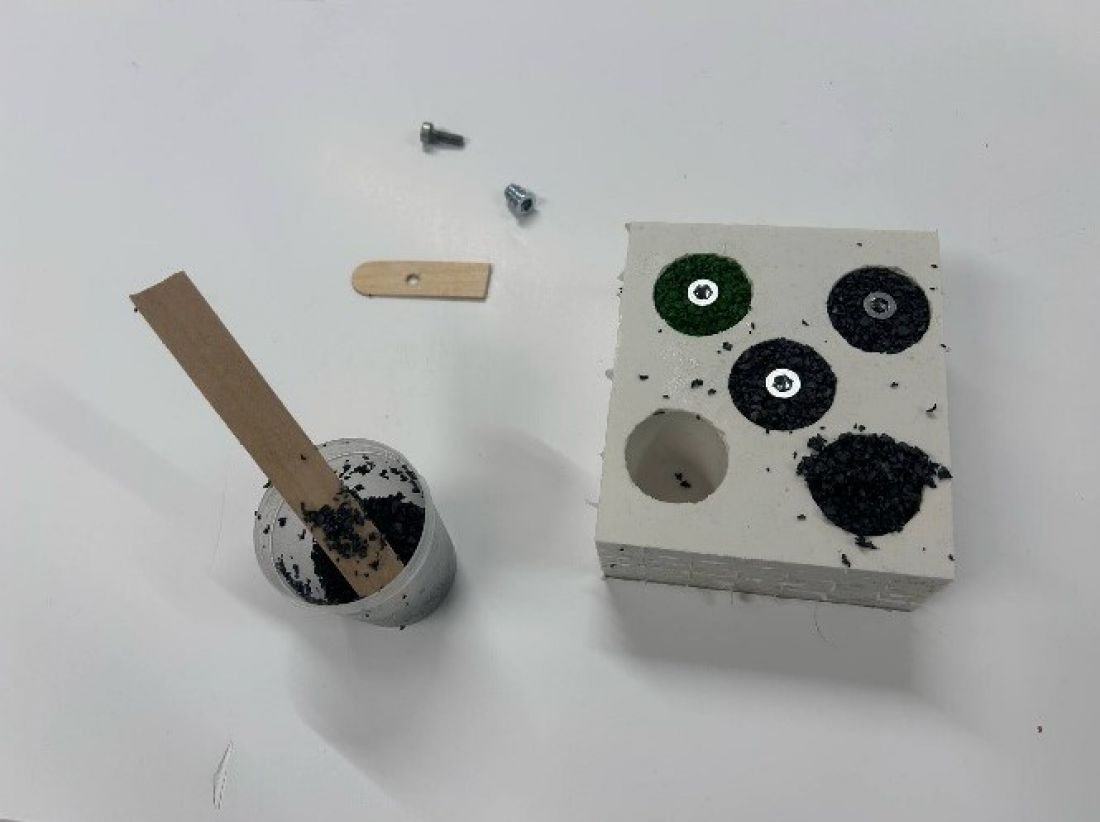 oznaczenia z granulatu EPDM