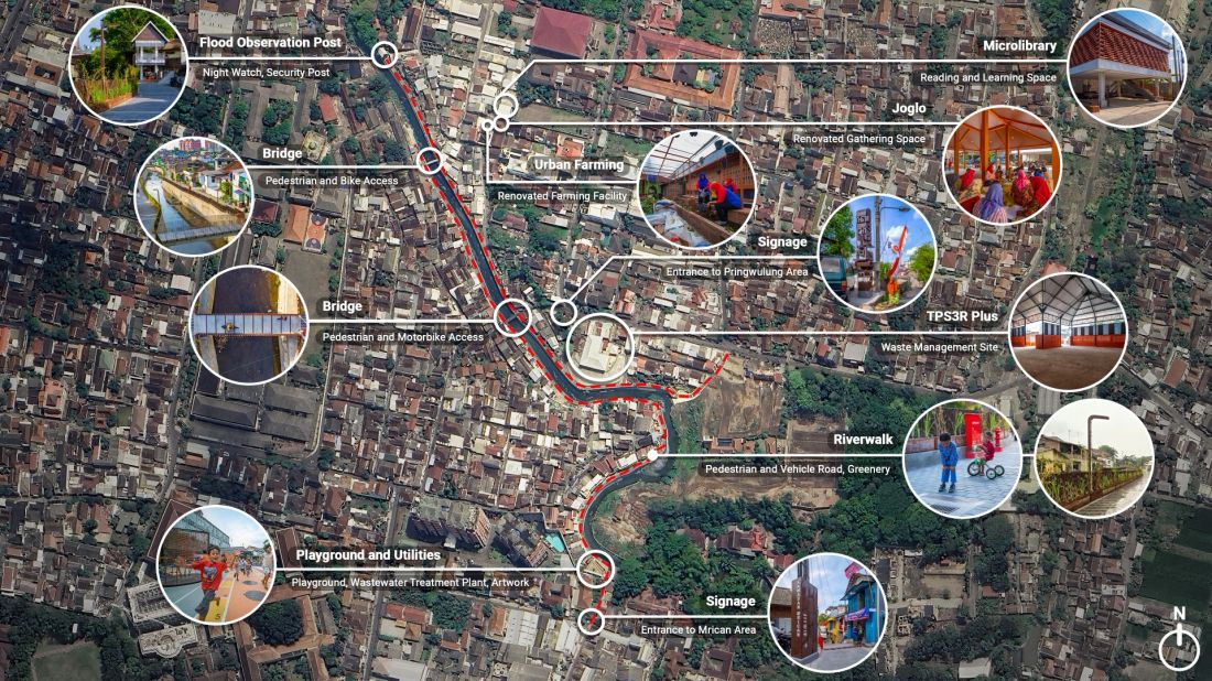Rewitalizacja dzielnicy Kampung Mrican