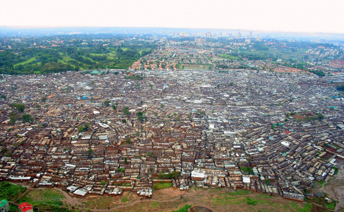 Dzielnica Kibera w Nairobi