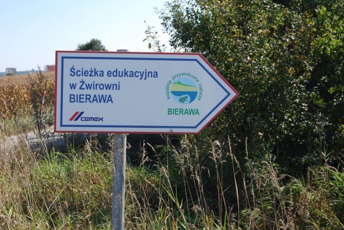 Ścieżka edukacyjna „Bierawa - kopalnia przywrócona naturze”
