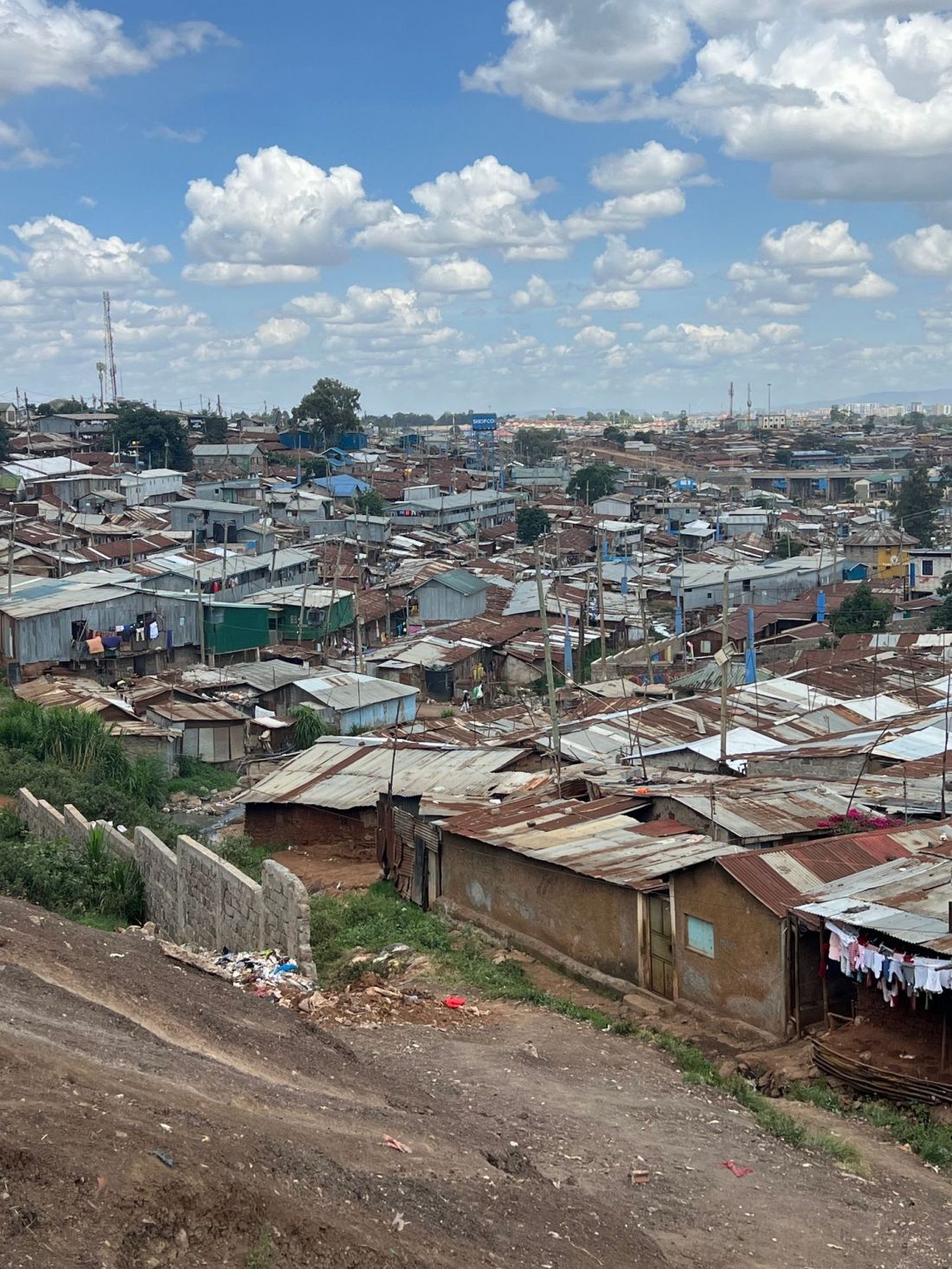 Dzielnica Kibera w Nairobi