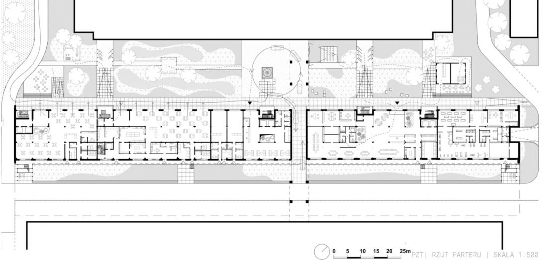 plan zagospodarowania terenu i rzut parteru