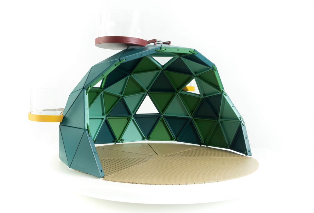 Prototyp pawilonu SHELL2SHARE