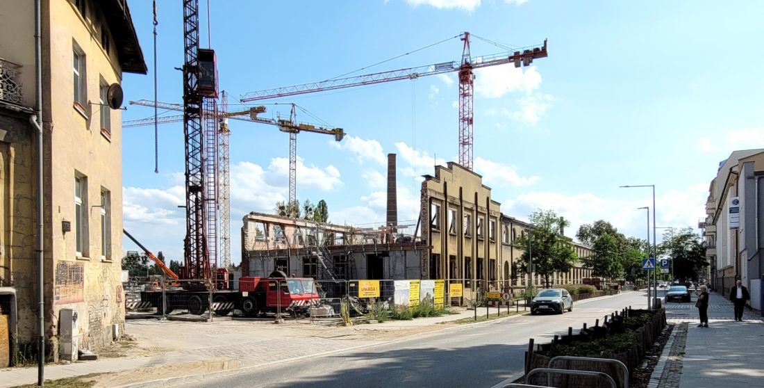 ul. Kolejowa w Poznaniu, widok od północy