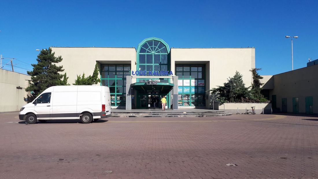 Postmodernistyczny dworzec Łódź Kaliska