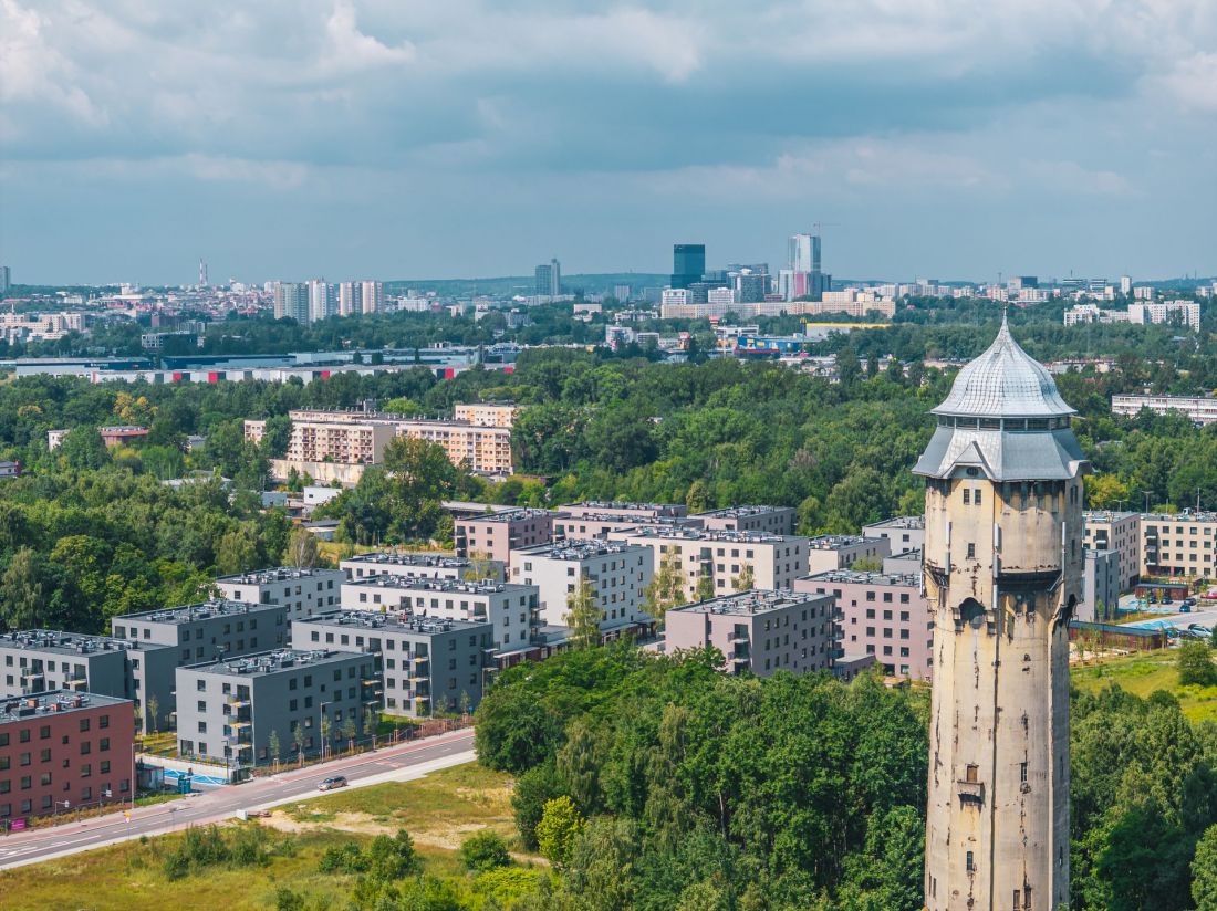 Osiedle mieszkań na wynajem przy ulicy Korczaka w Katowicach