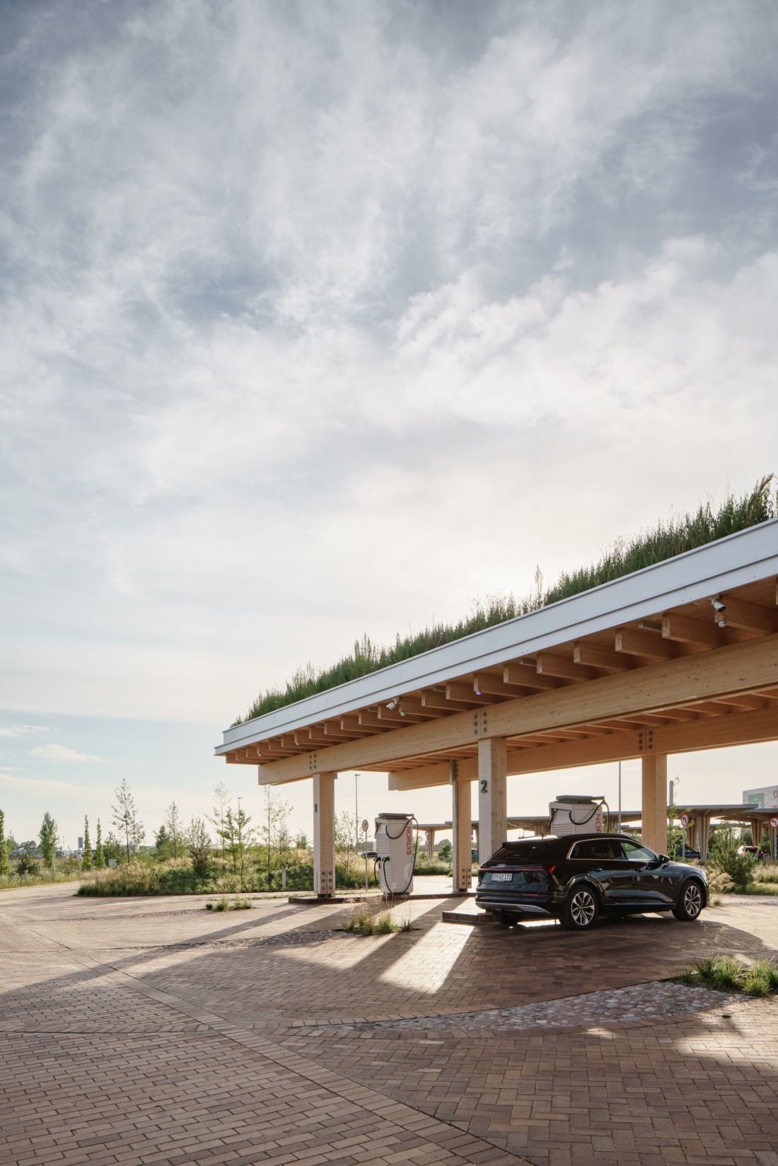 Stacja ładowania pojazdów elektrycznych w Odense