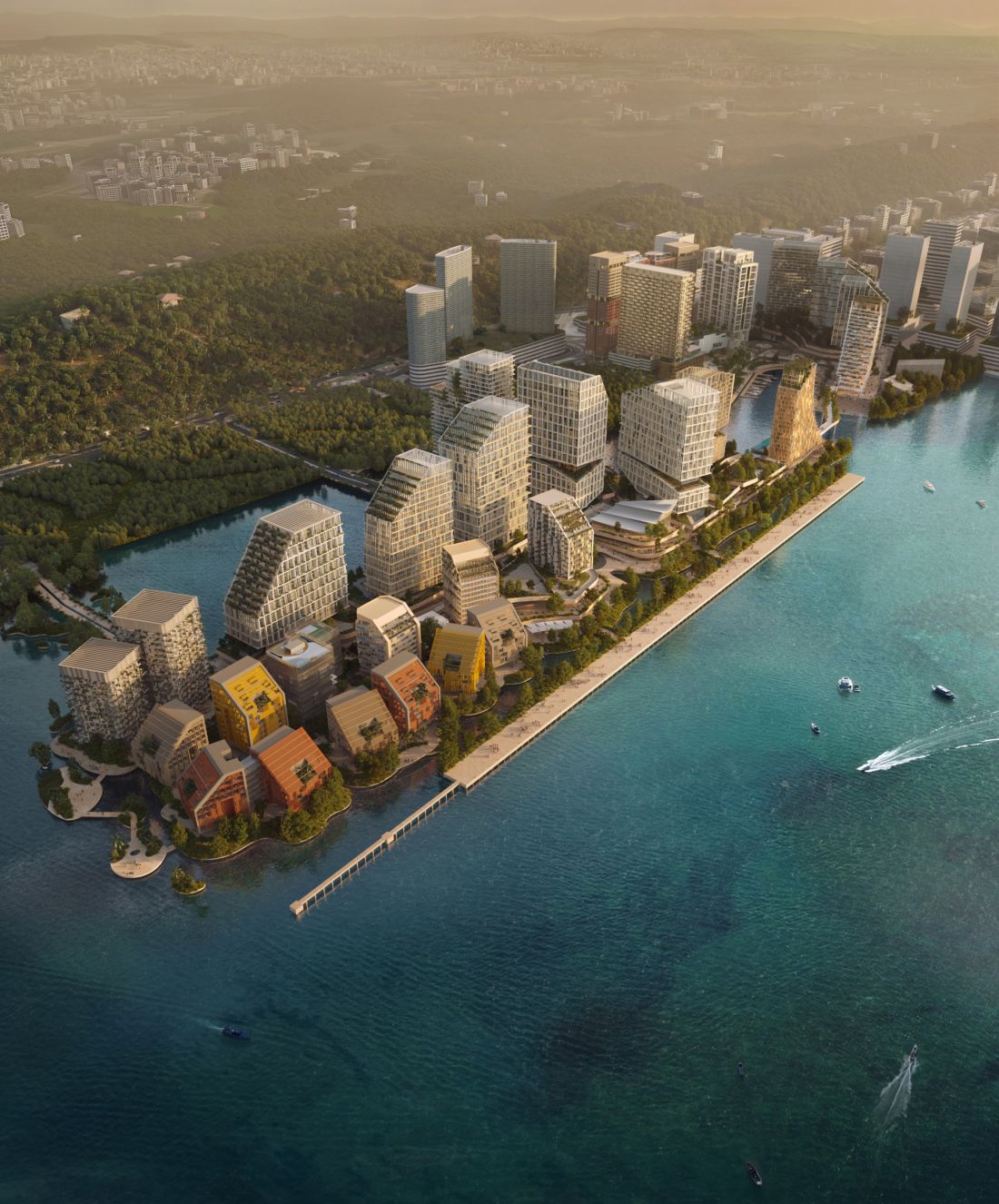 Plan zagospodarowania przestrzennego i nowa dzielnica nadmorska w Kota Kinabalu pt. Jesselton Docklands w Malezji