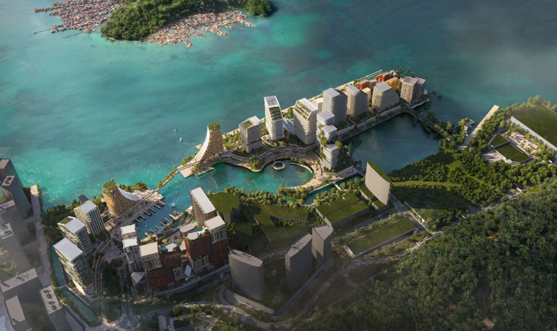 Plan zagospodarowania przestrzennego i nowa dzielnica nadmorska w Kota Kinabalu pt. Jesselton Docklands w Malezji