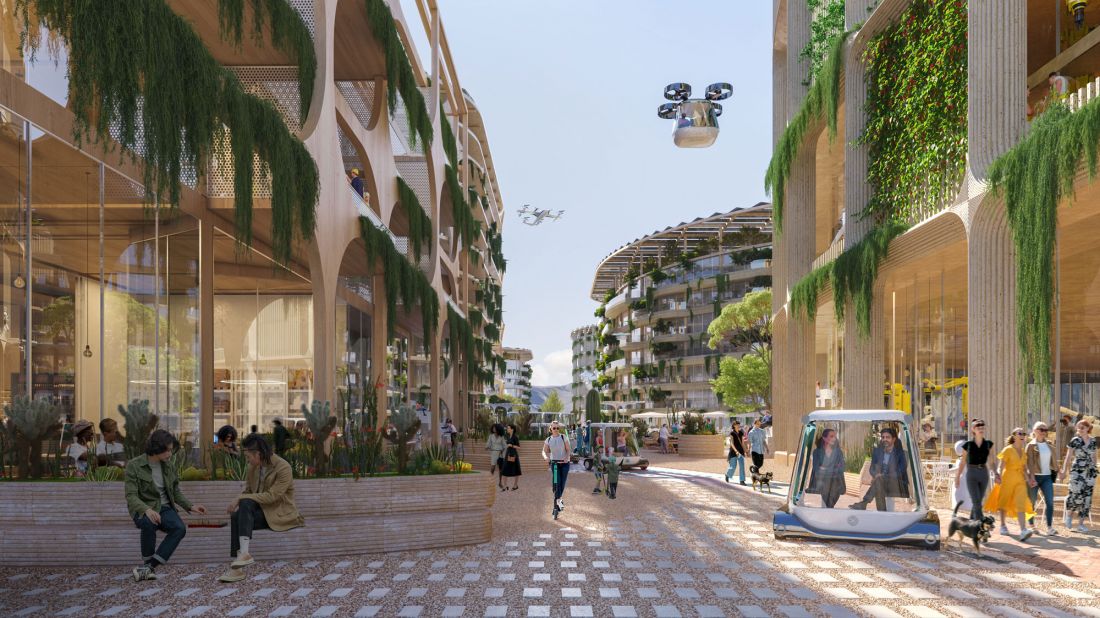 Telosa Shared Street – ulica współdzielona dla pieszych i pojazdów autonomicznych