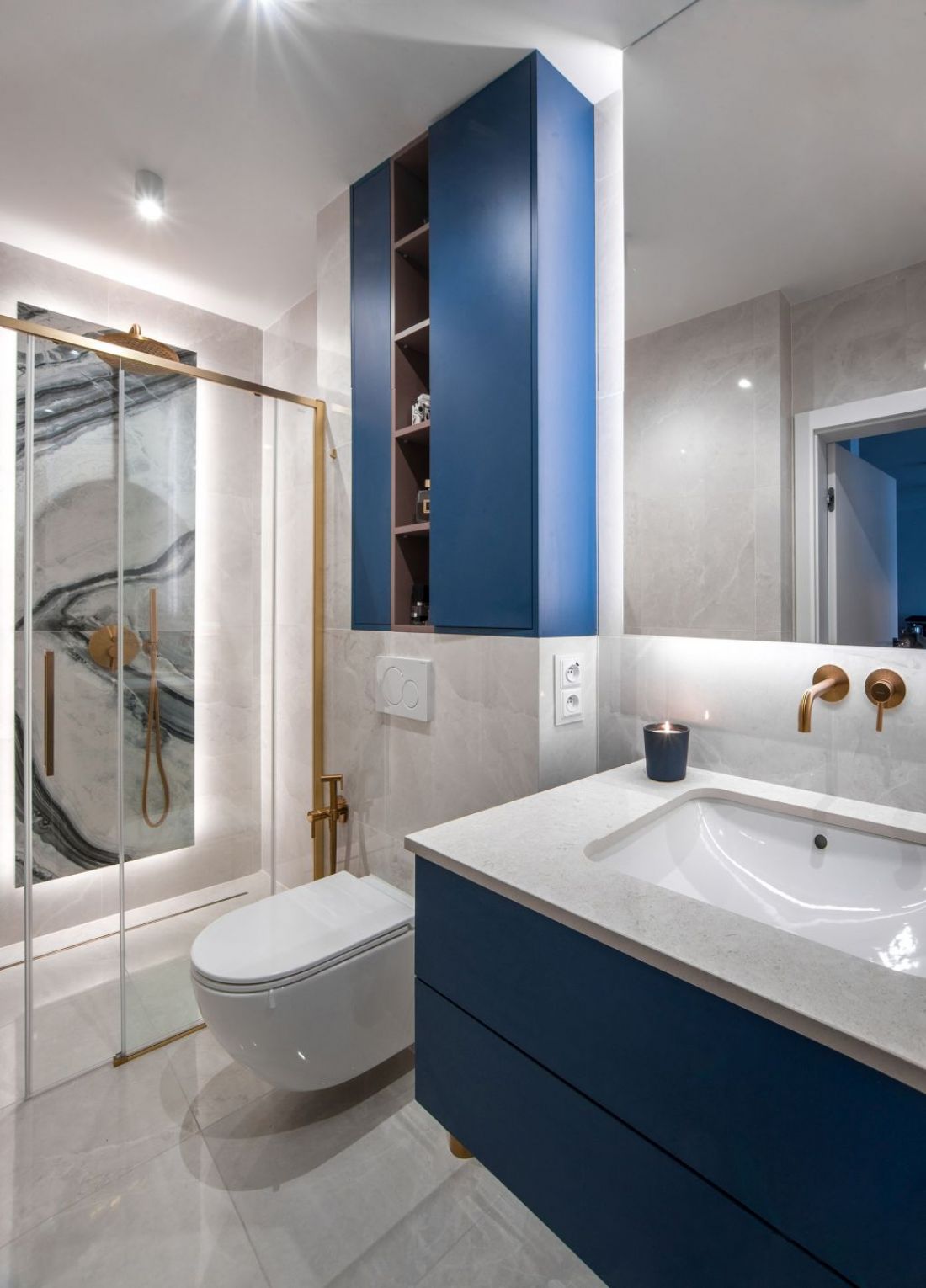 Apartament na Grochowie projektu pracowni Interiorsy