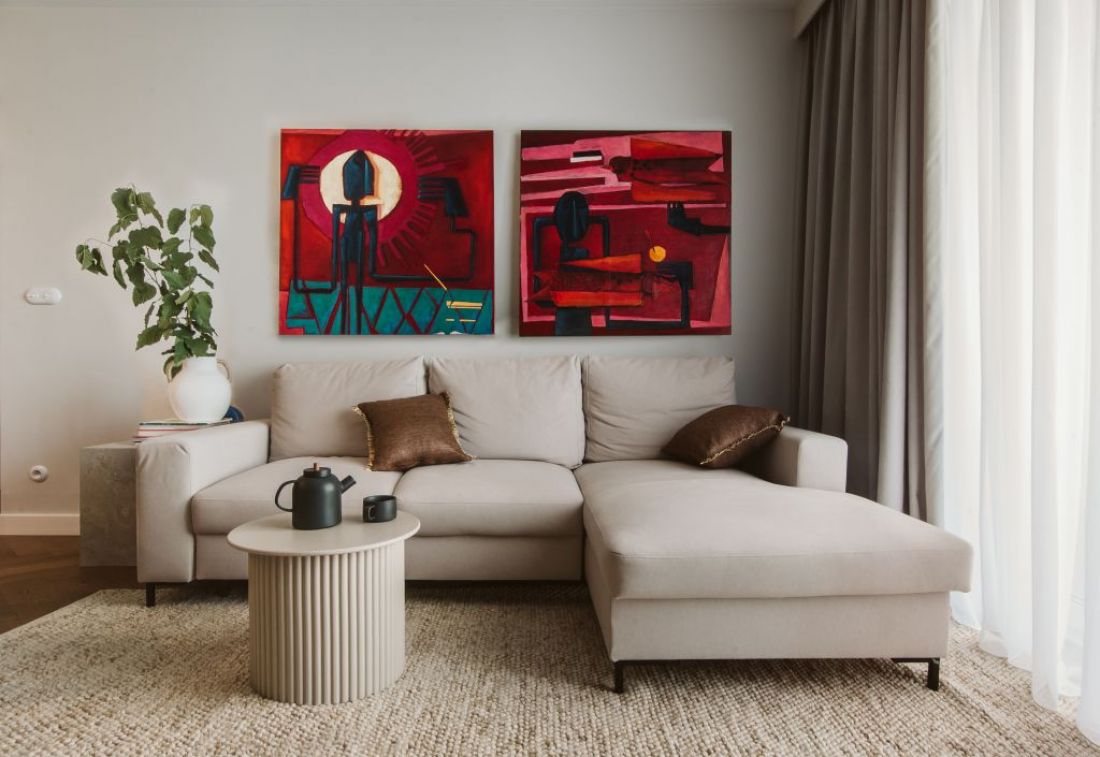 Apartament na Grochowie projektu pracowni Interiorsy