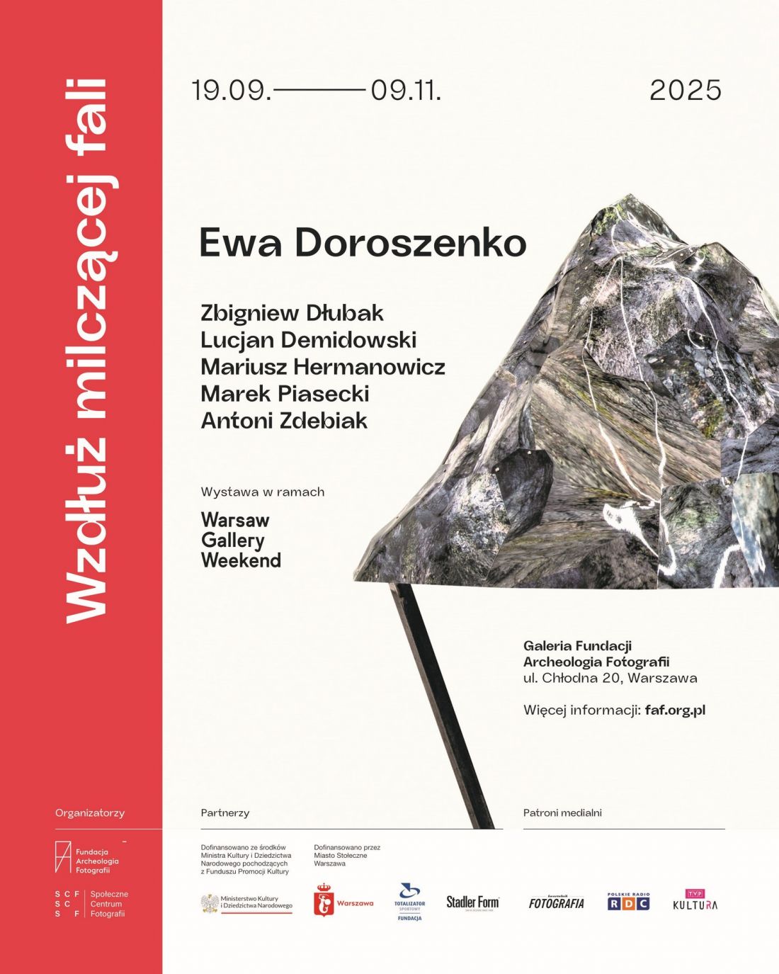 wystawa Doroszenko. Wzdłuż milczącej fali - plakat