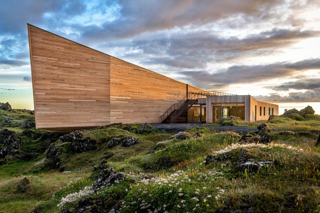 Centrum Obsługi Odwiedzających Parku Narodowego Snæfellsjökull, Islandia