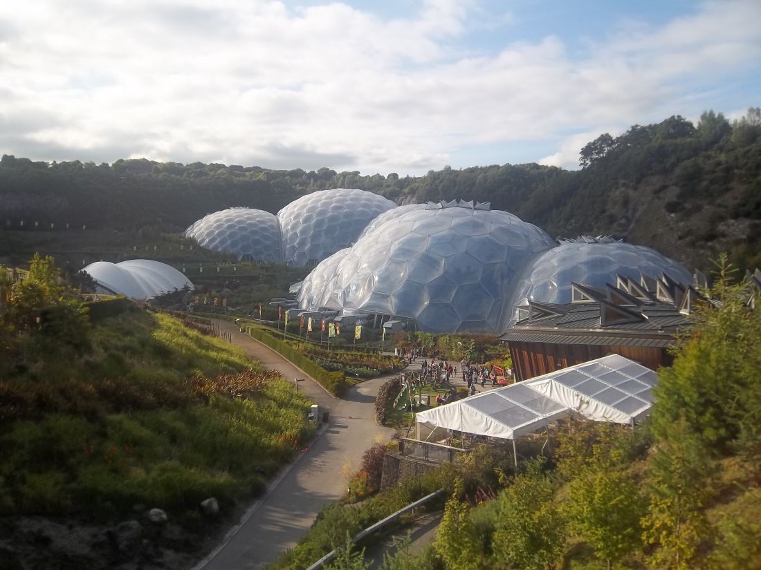 Jednym z jego najbardziej rozpoznawalnych dzieł sira Nicolasa Grimshawa pozostaje Eden Project w Kornwalii