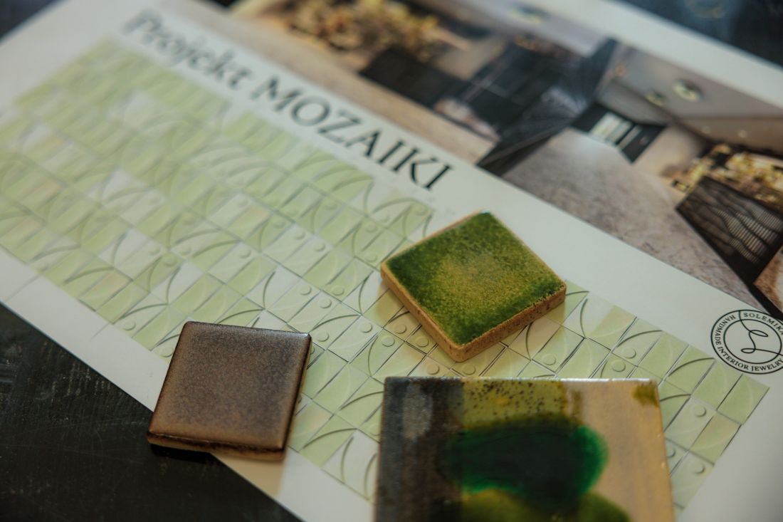 Ręcznie tworzona mozaika autorstwa Dominiki Jastrzębskiej