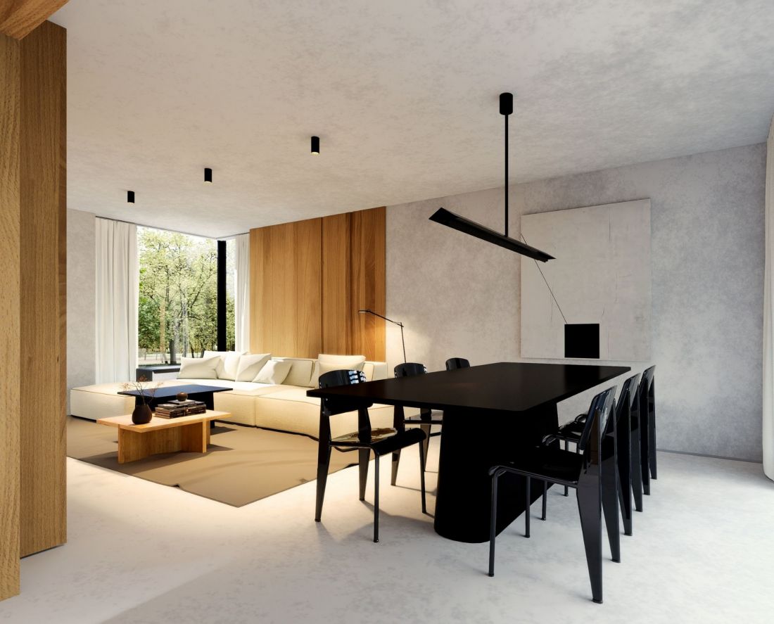 salon, jadalnia